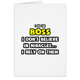 Milagros y jefes... Divertido