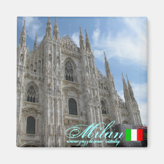 Milán Italia diseño de imán fresco