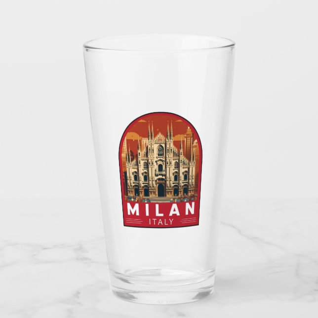 Milán Italia Duomo di Milano Viaje Arte Vintage (Anverso)