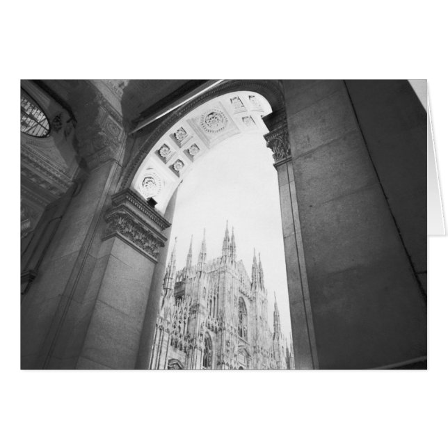 Milán Italia, Galleria Vista del Duomo (Anverso (Horizontal))