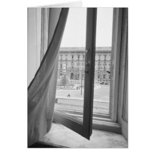 Milán Italia, vista desde la ventana de La Scala O