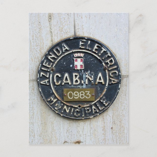 Milán, postal italiana (Anverso)