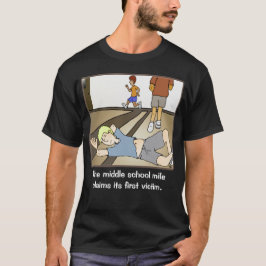 Mile de secundaria camiseta negra masculina