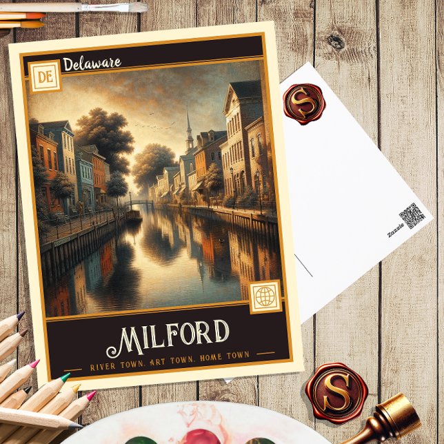 Milford, Delaware | Postal de época (Subido por el creador)