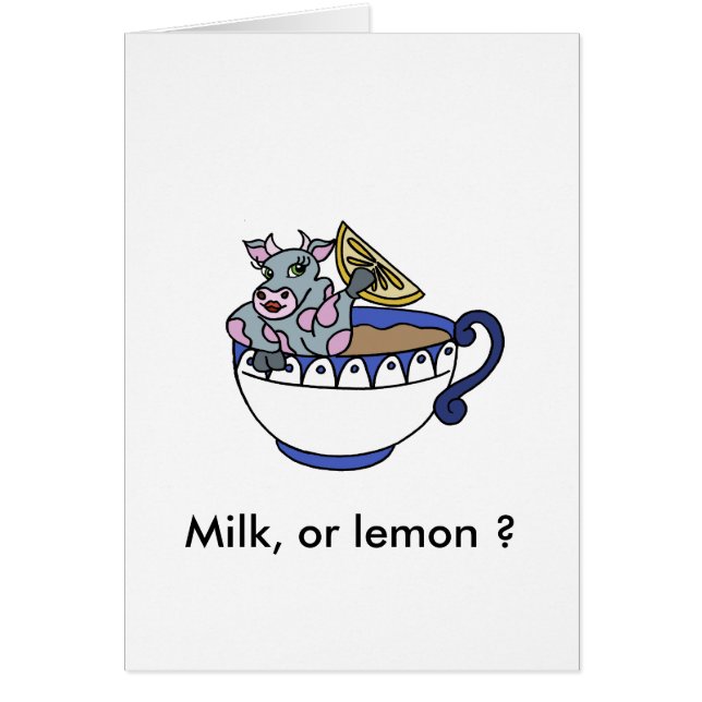 Milk, or lemon ? (Frente)