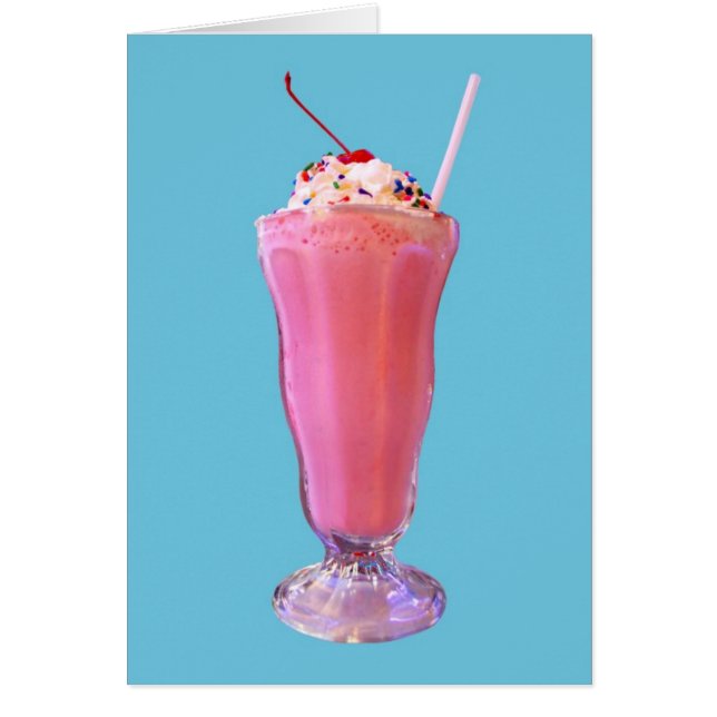Milkshake de la fresa (Frente)