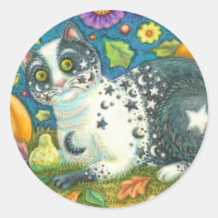 MILKYWAY HALLOWEEN PEGATINAS MÍSTICOS DE GATO