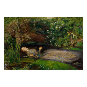 Millais Ophelia CC0497 Poster perfecto