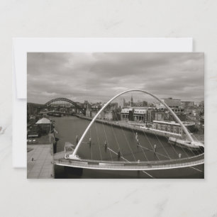 Millenium Bridge Newcastle upon Tyne Invitación