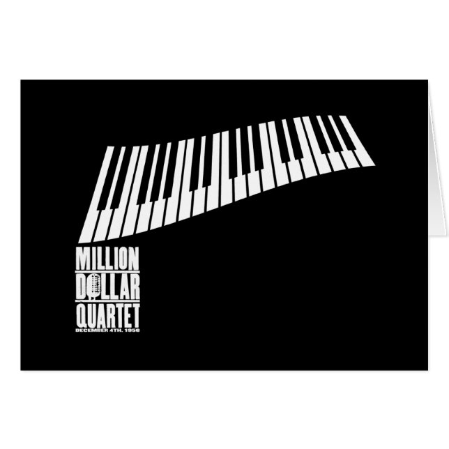 Millón de pianos del cuarteto del dólar - blanco (Anverso (Horizontal))