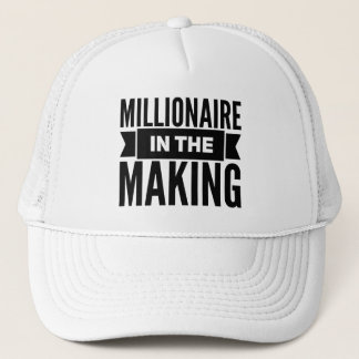 Millonario en el gorra de fabricación del