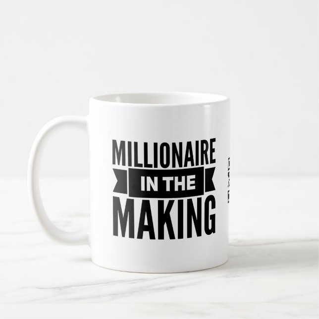Millonario en la taza de café de fabricación (Izquierda)