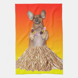 Milner la toalla de cocina del Dachshund del baile