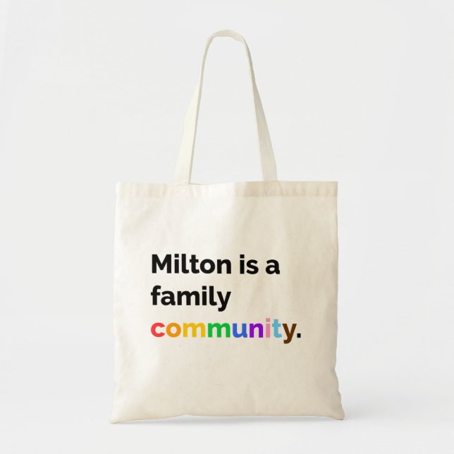 Milton es una bolsa de té para la comunidad famili (Frente)