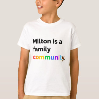 Milton es una camiseta de niño LGBTQ ORGULLO de la