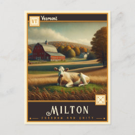 Milton, Vermont | Postal de época