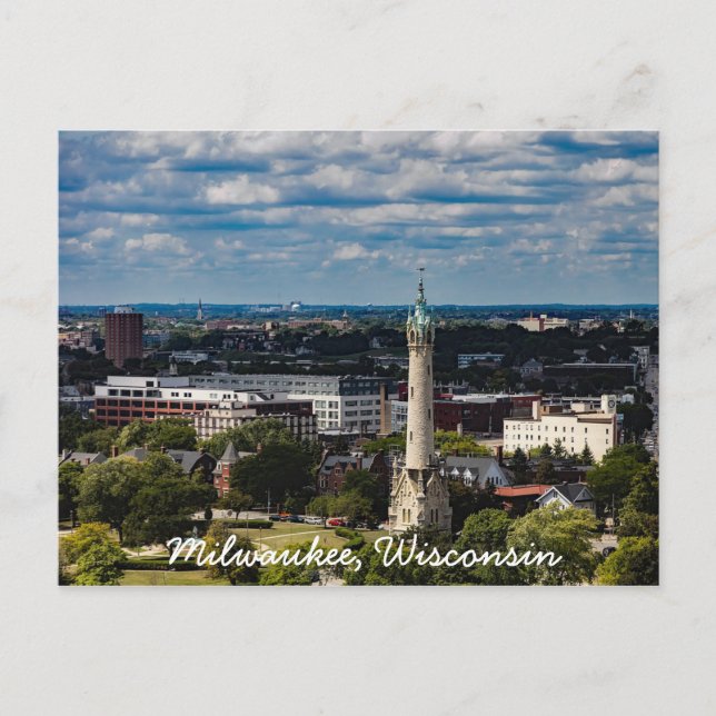 Milwaukee, postal de Wisconsin (Anverso)