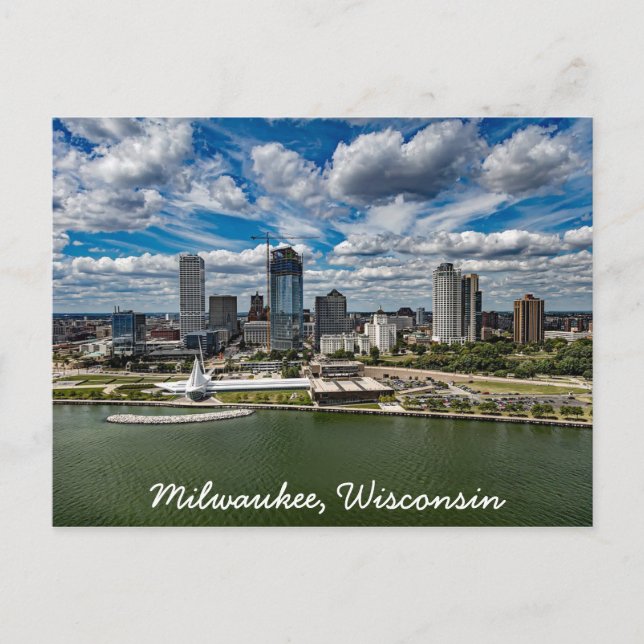 Milwaukee, postal de Wisconsin (Anverso)