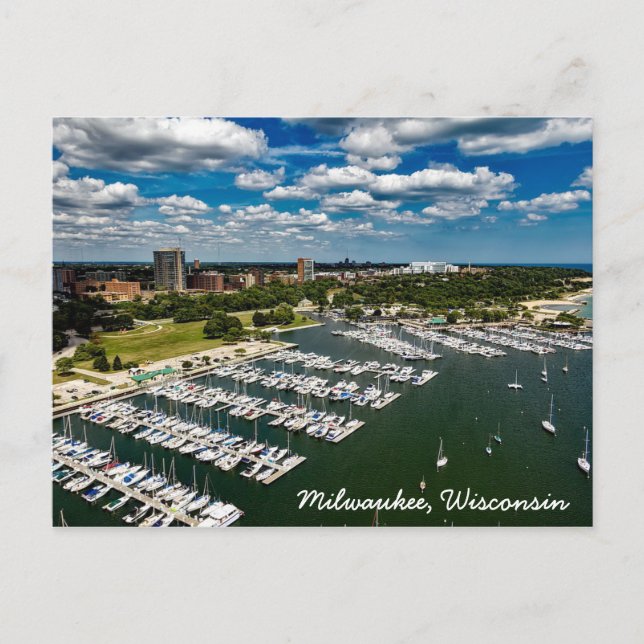 Milwaukee, postal de Wisconsin (Anverso)