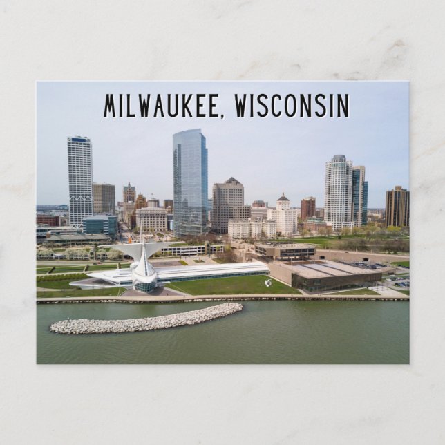 Milwaukee, postal de Wisconsin (Anverso)