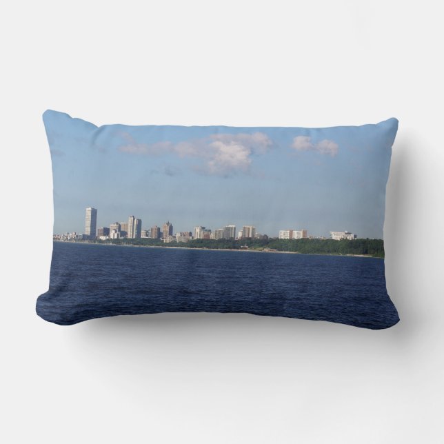 Milwaukee Skyline almohada lumbar (Anverso)