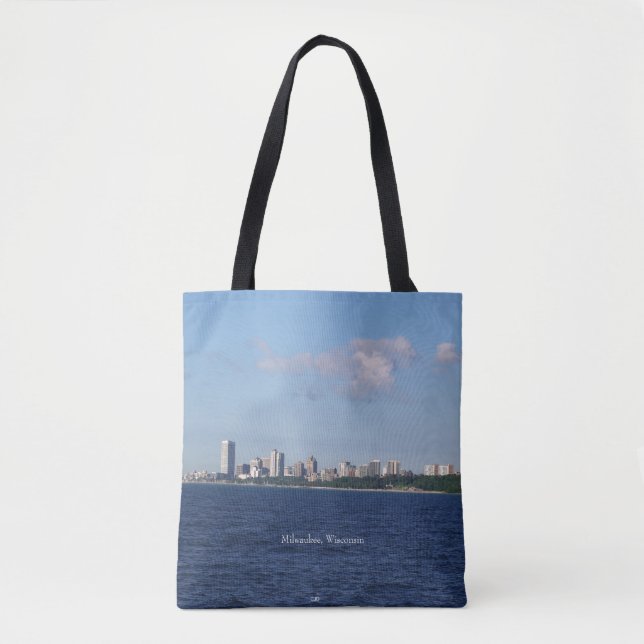 Milwaukee Skyline por todo el bolso (Anverso)