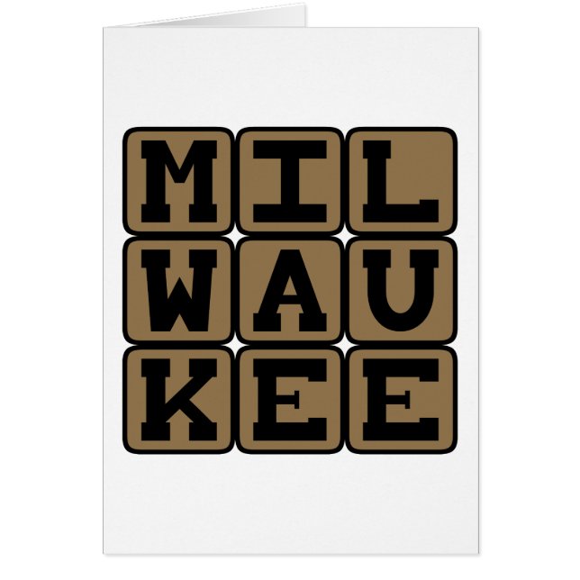 Milwaukee, Wisconsin Estados Unidos (Frente)