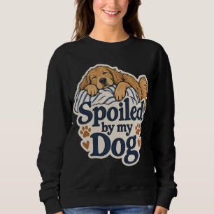 Mimada por mi perro sudadera Camiseta de mamá de