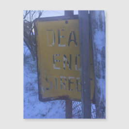 Mimán de nieve de fin muerto