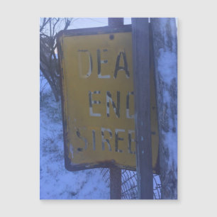 Mimán de nieve de fin muerto