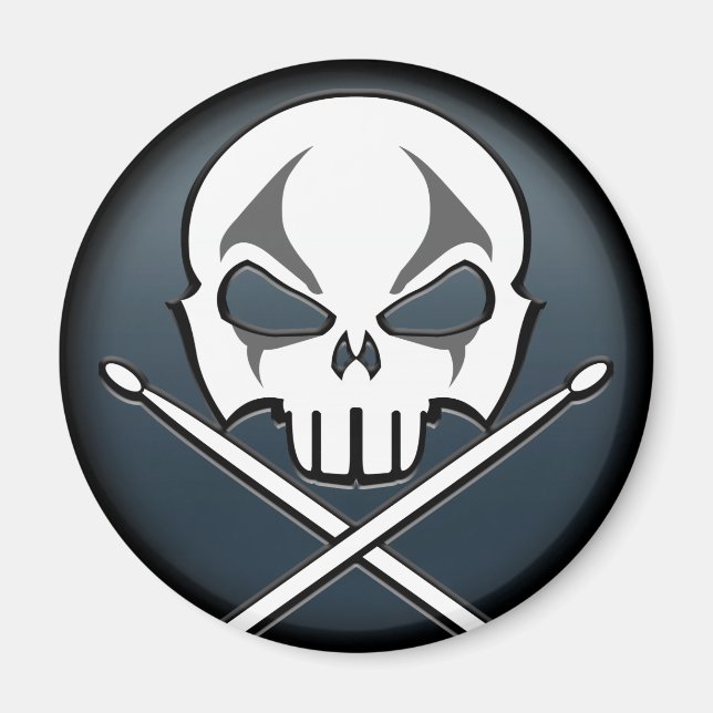 Mimanes de tambor de imanes Metalizado pesados y r (Frente)