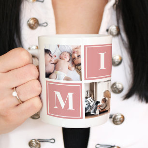 Mimi Foto Collage Taza de Café Gigante Personaliza