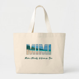 "Mimi necesita un mar de vitamina" Bolsa De Tote T