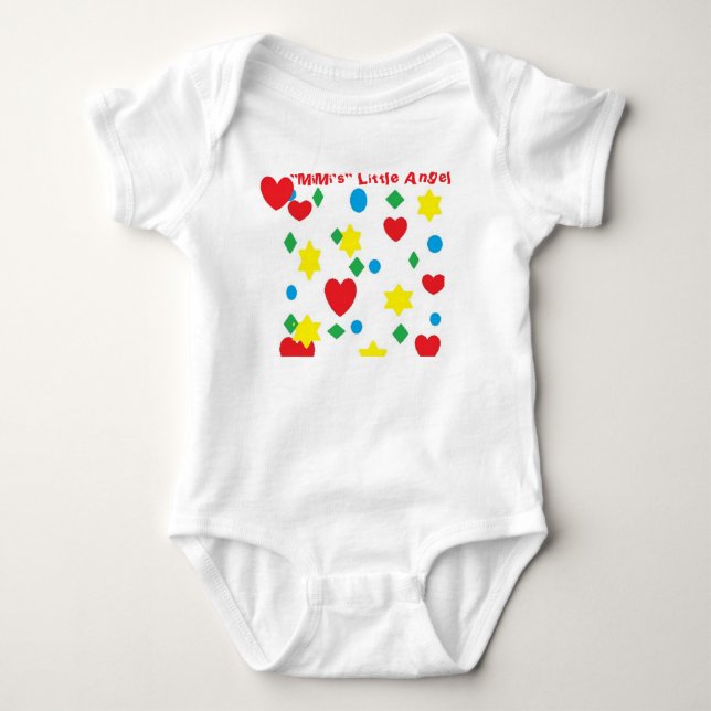 "MiMi's" Angelito - Bodysuit de Jersey para Bebé (Anverso)