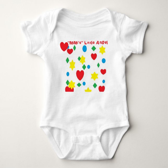 "MiMi's" Little Angel - Baby Jersey Bodysuit (Anverso)
