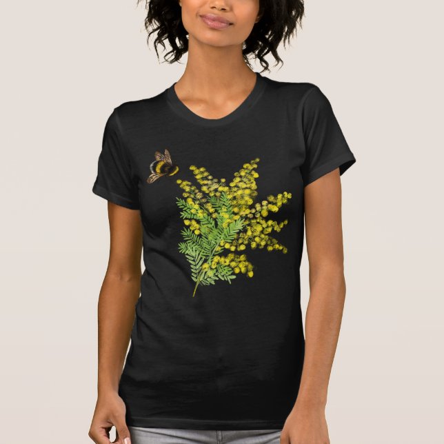 Mimosa, camiseta de abejorro (Anverso)
