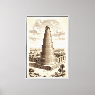 Minarete Malwiya Gran Mezquita de Samarra Arte de 