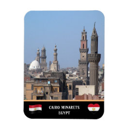 Minaretes de El Cairo y el antiguo imán Egipto