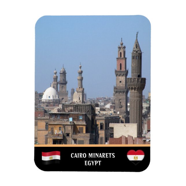 Minaretes de El Cairo y el antiguo imán Egipto (Vertical)