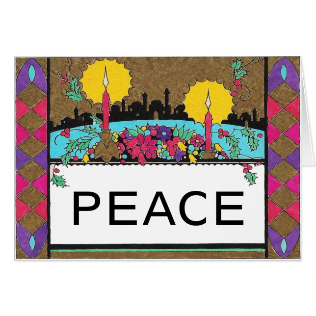 Minaretes Y Velas Y Holly, Etc. (Anverso (Horizontal))