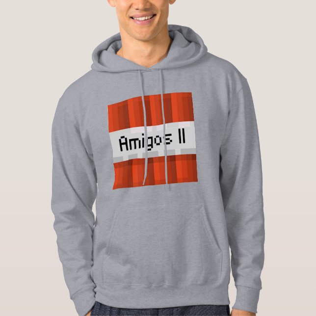 Mincraft de la sudadera con capucha de los amigos (Anverso)
