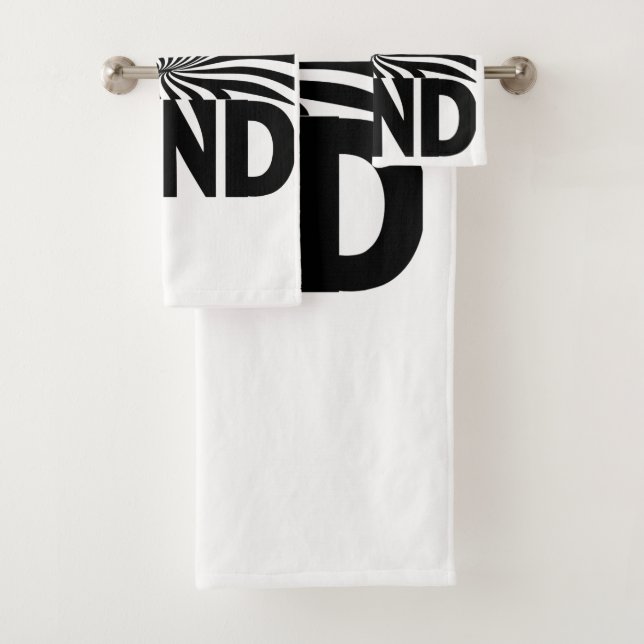 Mind Bend Optical Illusion Bold Black and White (In situ)