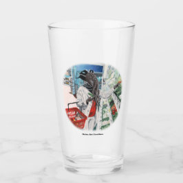 Mind Flayer Grocere Store Fantasy Art Glass Cup