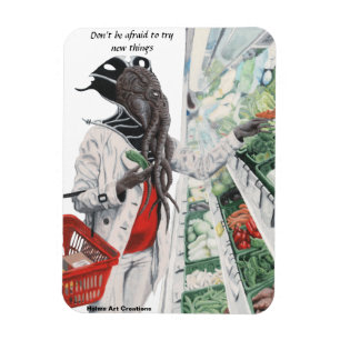 Mind Flayer Grocery Refrigerador de compras imán