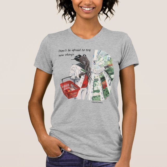 Mind Flayer Grocery Store Fantasy Camisetas de art (Anverso)