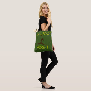 "Mind Food" Bolsa de yoga para la toga