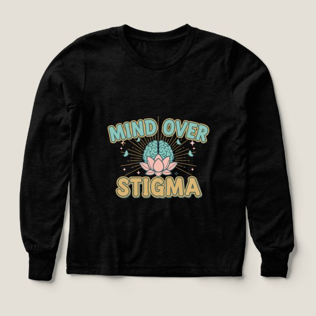 Mind Over Stigma – Mental Health Awareness Design (Diseño frontal)