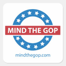 MindtheGOP.com Pegatinas cuadrados