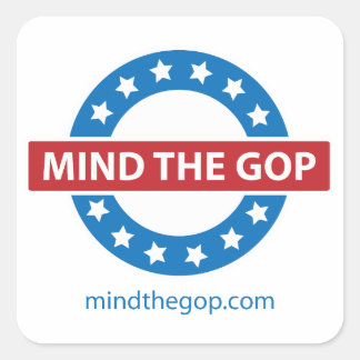 MindtheGOP.com Pegatinas cuadrados