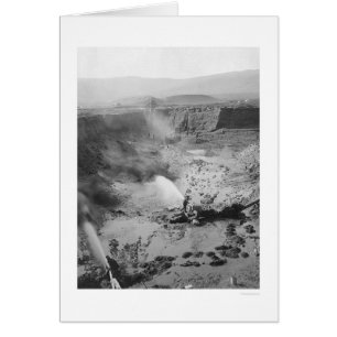 Minería hidráulica de oro Alaska 1912